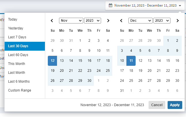 Date Filter