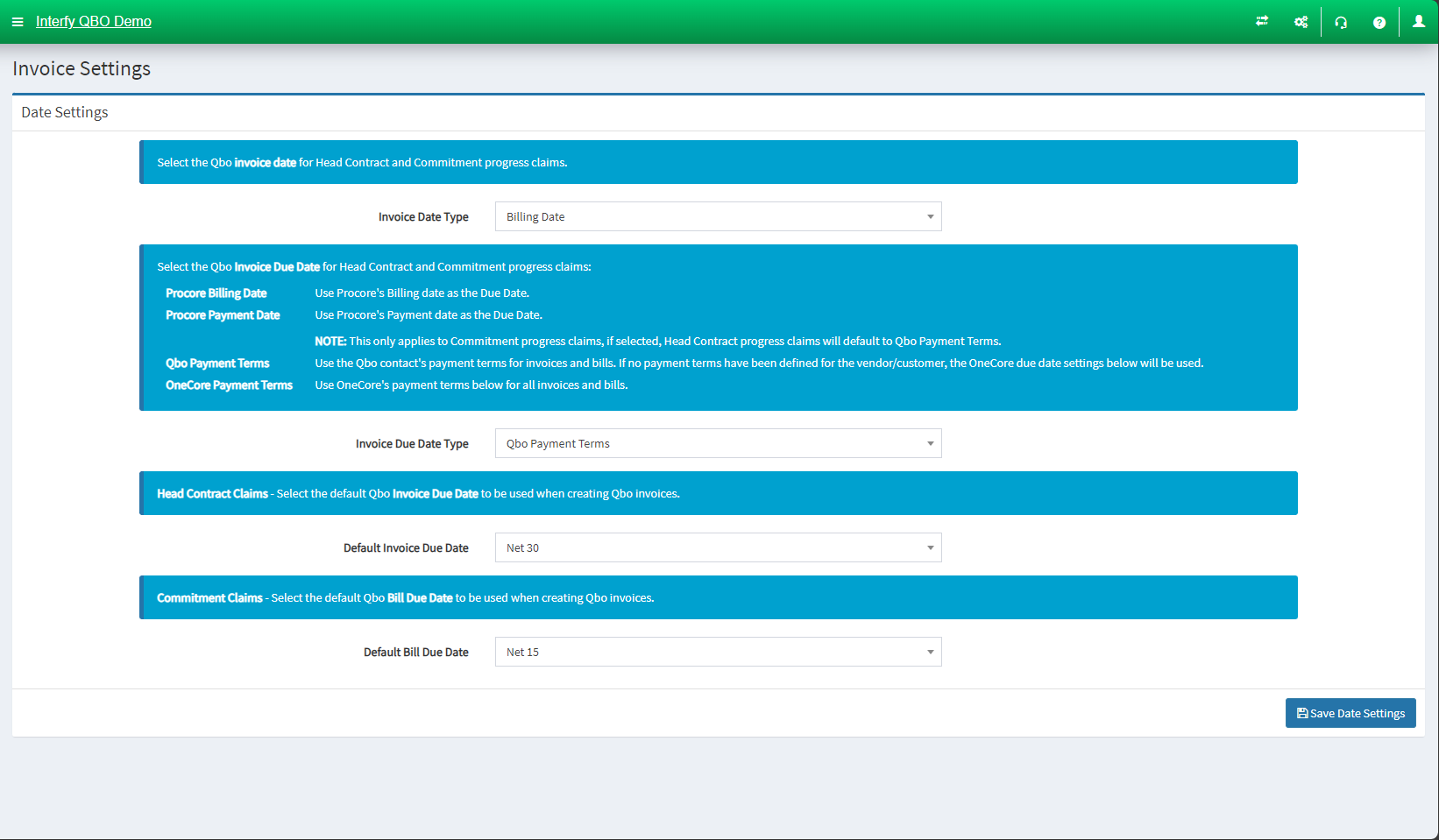invoices-settings