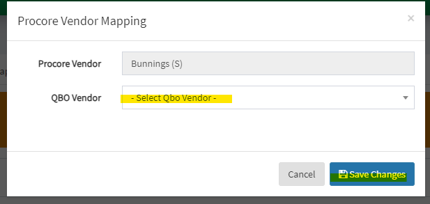 procore-mapping-qbo-vendor